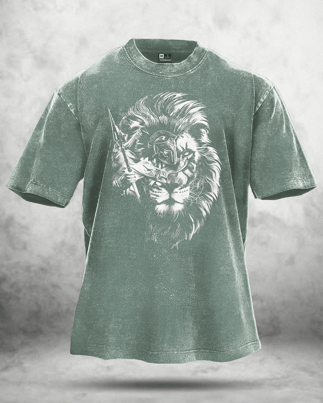LION SPARTAN WASHED T - SHIRT - Ironfit