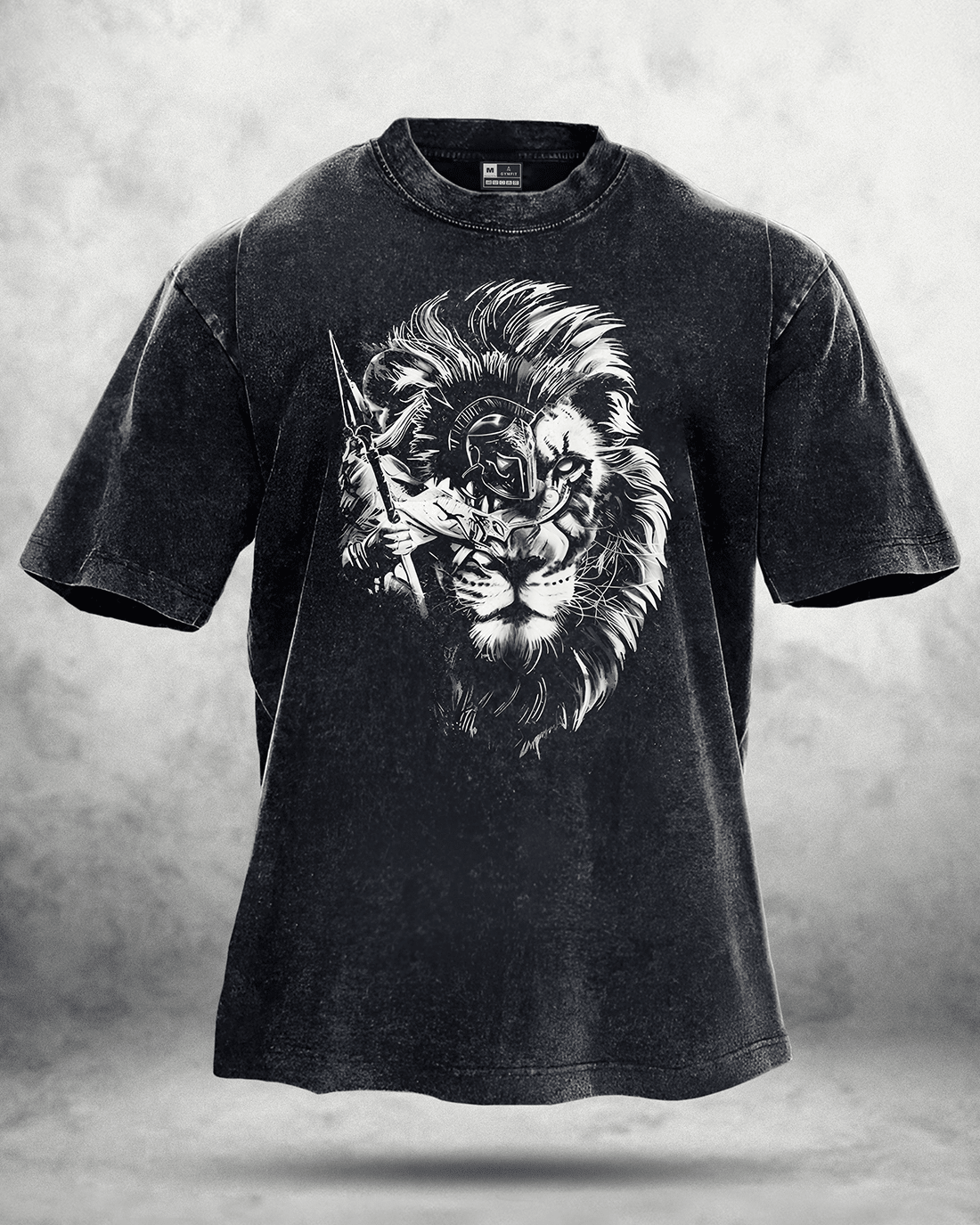LION SPARTAN WASHED T - SHIRT - Ironfit