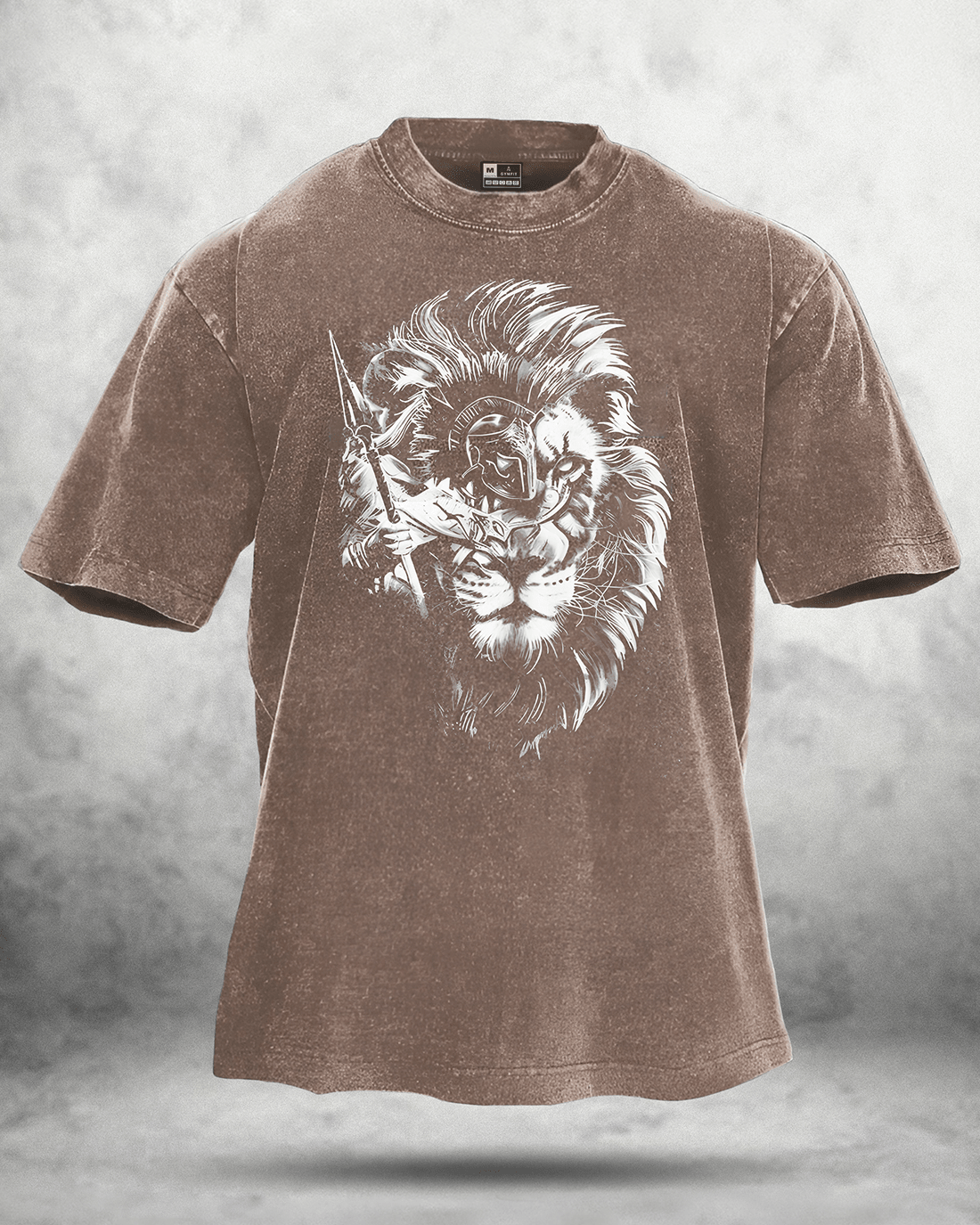 LION SPARTAN WASHED T - SHIRT - Ironfit