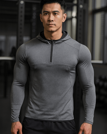 Langarm-Hoodie - Gymfit