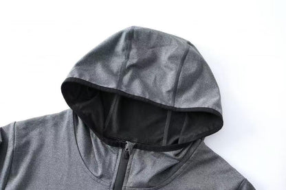 Langärmliges Kapuzenhemd - Gymfit