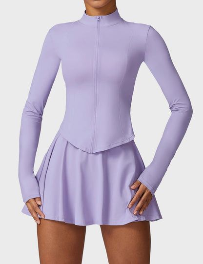 Long Sleeve Tennis Skirt Sets - Ironfit