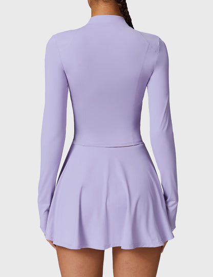 Long Sleeve Tennis Skirt Sets - Ironfit