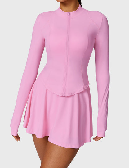 Long Sleeve Tennis Skirt Sets - Ironfit