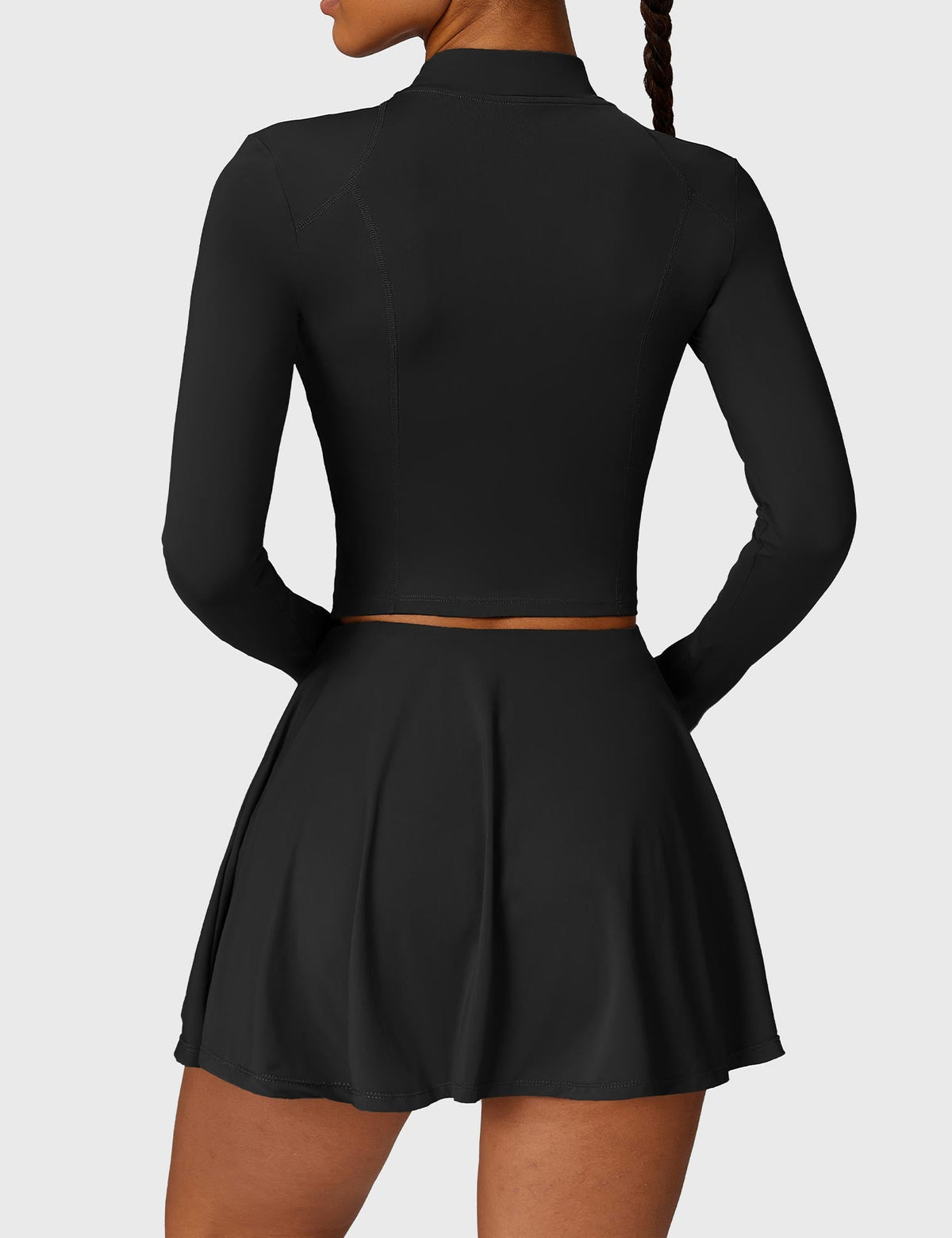 Long Sleeve Tennis Skirt Sets - Ironfit
