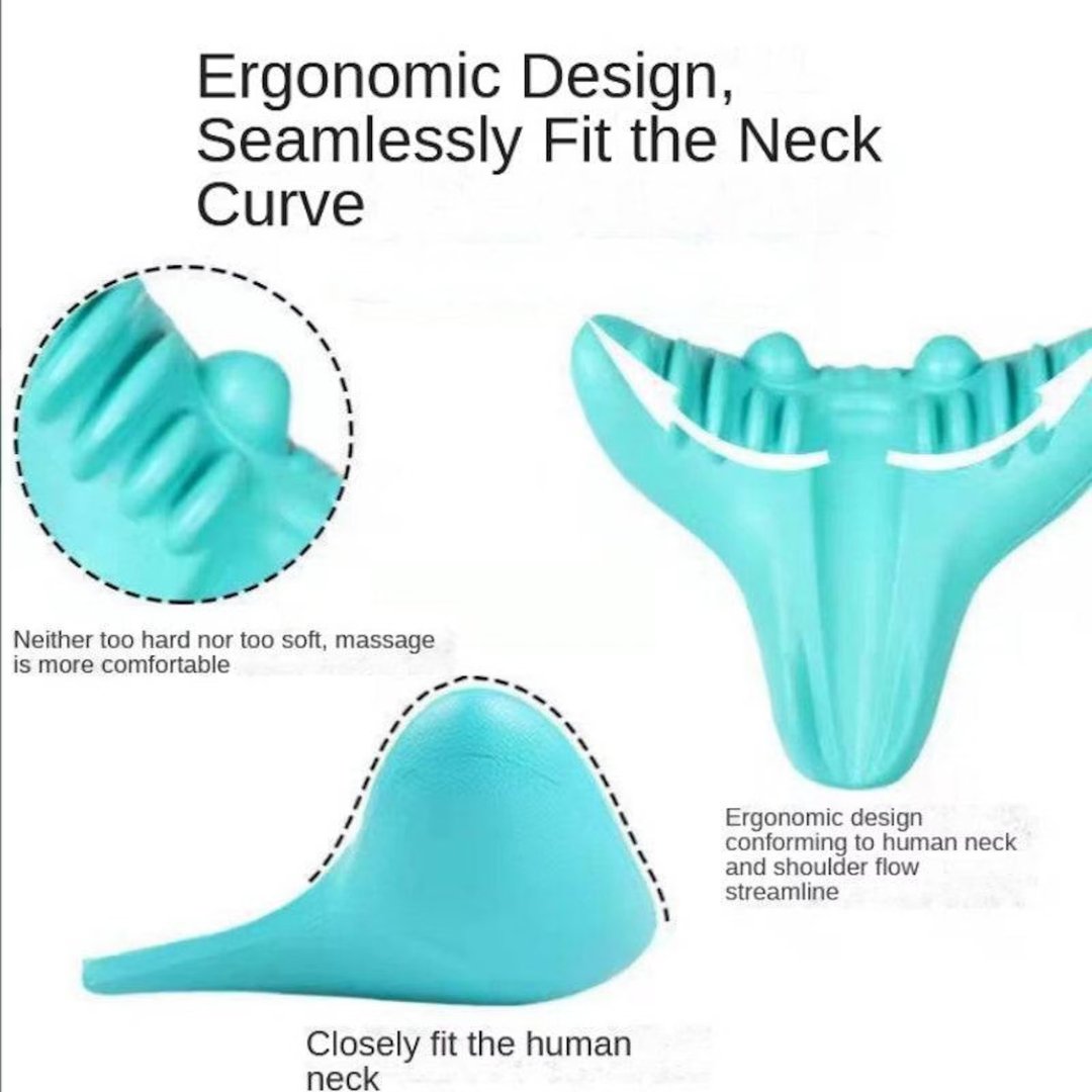 Massagekopfform für effektive Nackenentlastung und bessere Haltung - Gymfit