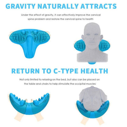 Massagekopfform für effektive Nackenentlastung und bessere Haltung - Gymfit