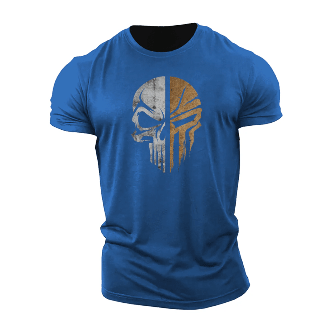Military Brown Skull T-Shirt - Ironfit