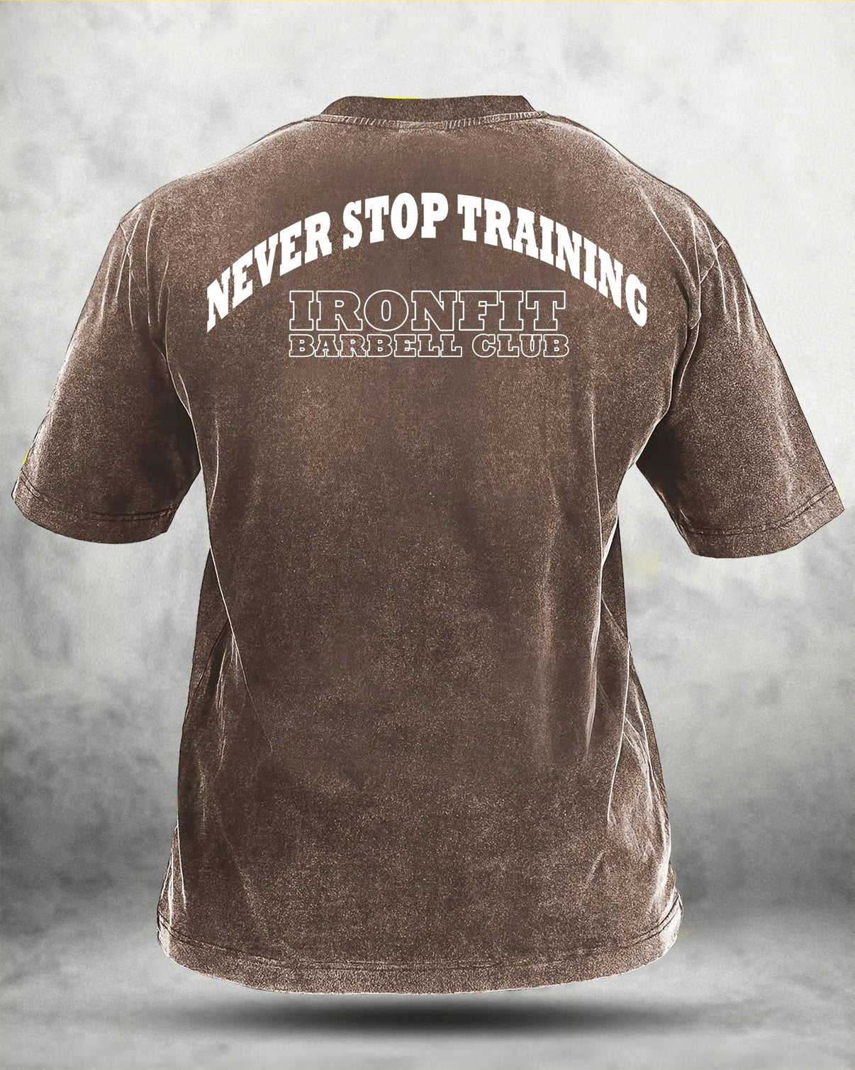 NEVER STOP TRAINING WASHED T - SHIRT - Ironfit