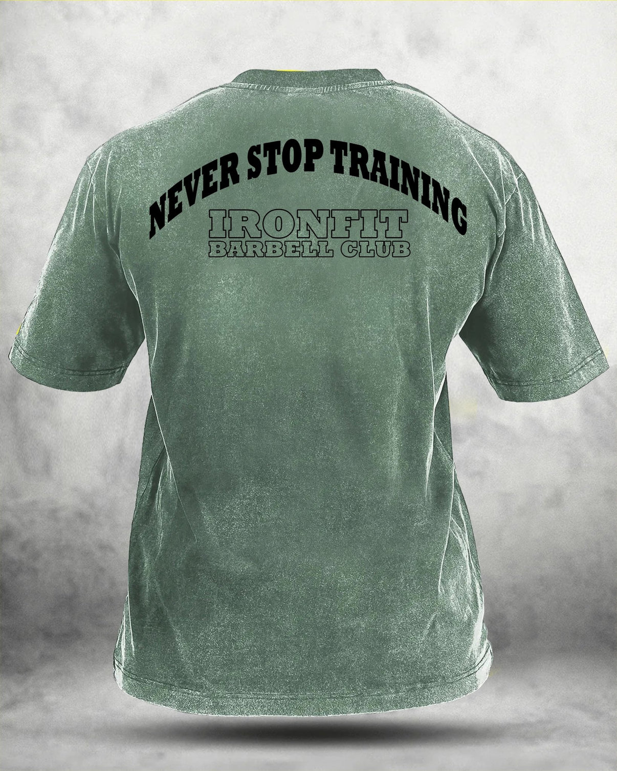 NEVER STOP TRAINING WASHED T - SHIRT - Ironfit