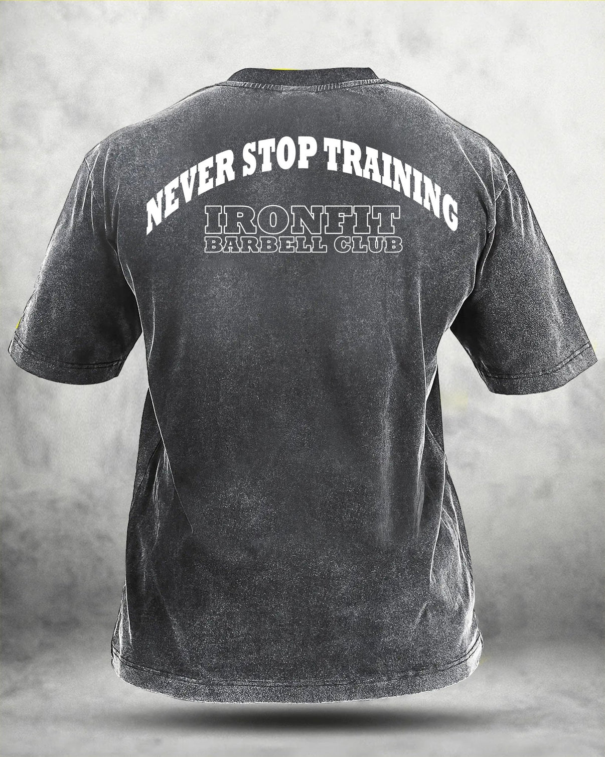 NEVER STOP TRAINING WASHED T - SHIRT - Ironfit