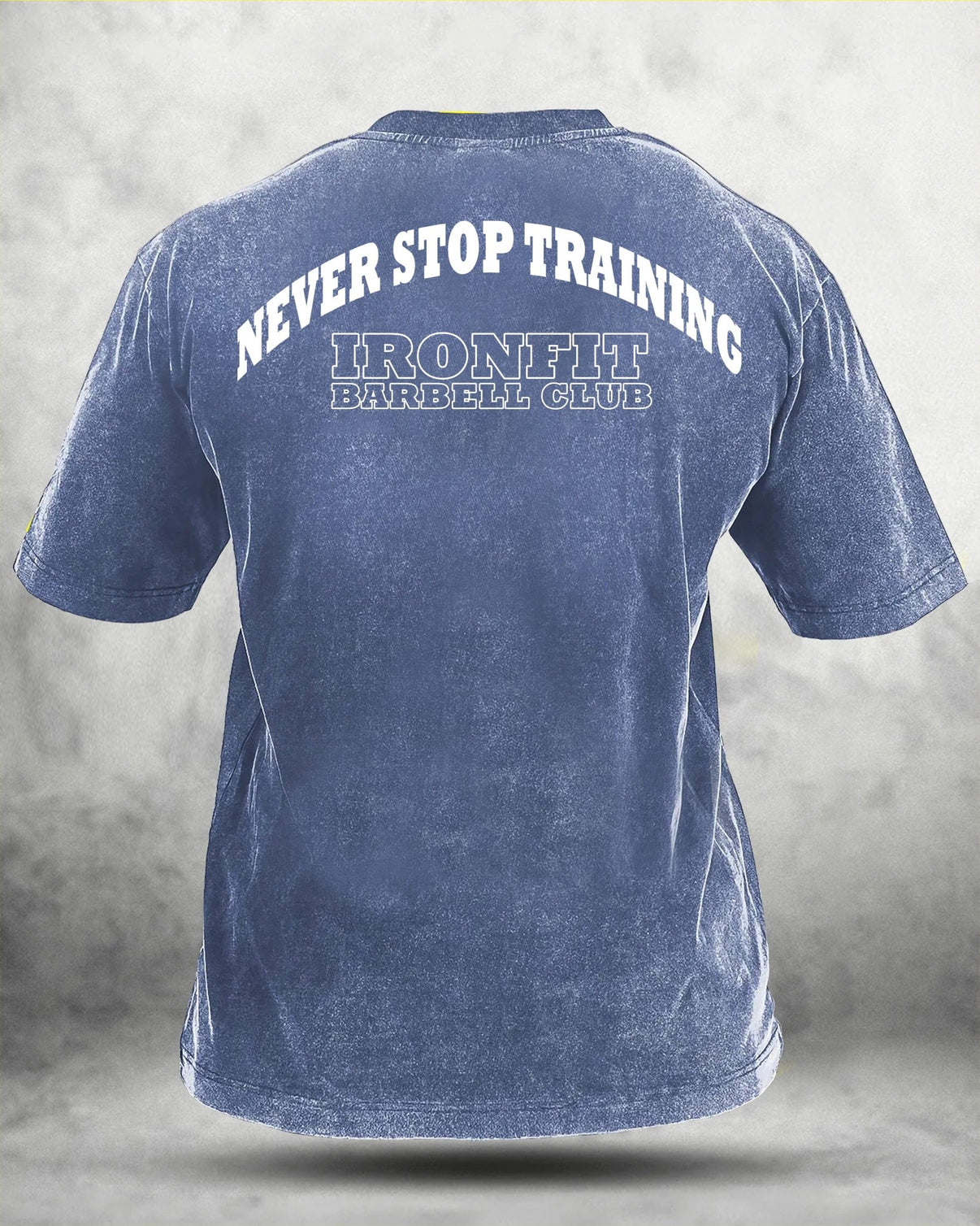 NEVER STOP TRAINING WASHED T - SHIRT - Ironfit