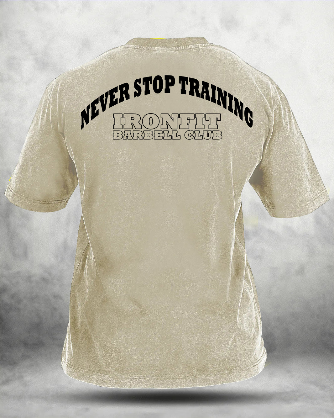 NEVER STOP TRAINING WASHED T-SHIRT
