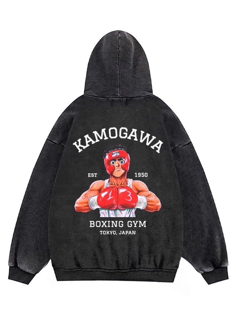 No Ippo Spar Vintage Hoodie - Ironfit