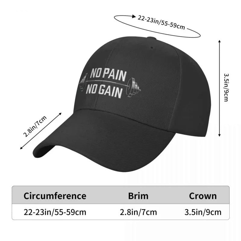 No Pain No Gain Gym Cap - Ironfit