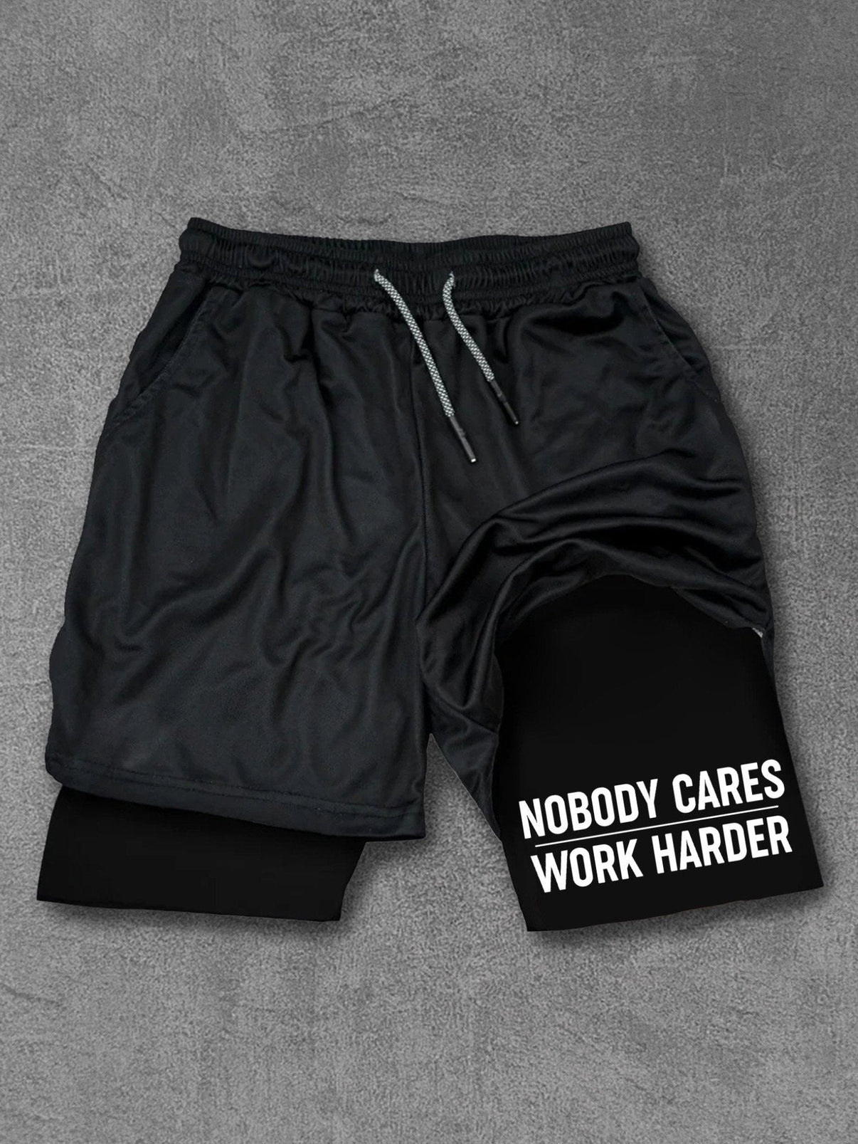 Nobody cares work harder Performance Shorts - Ironfit