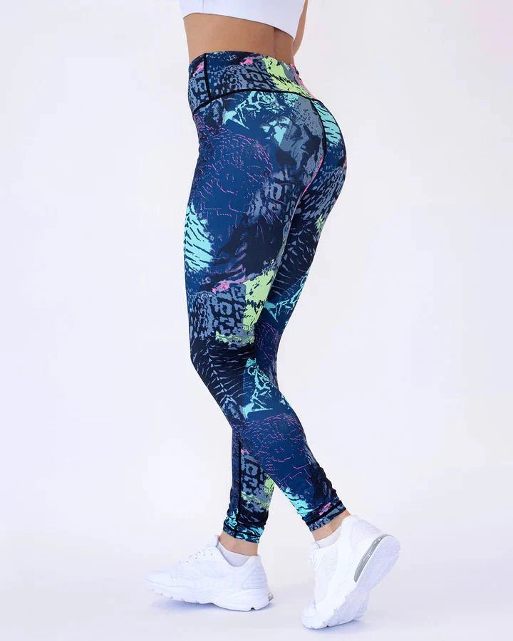 Ocean Abstract Leggings - Ironfit