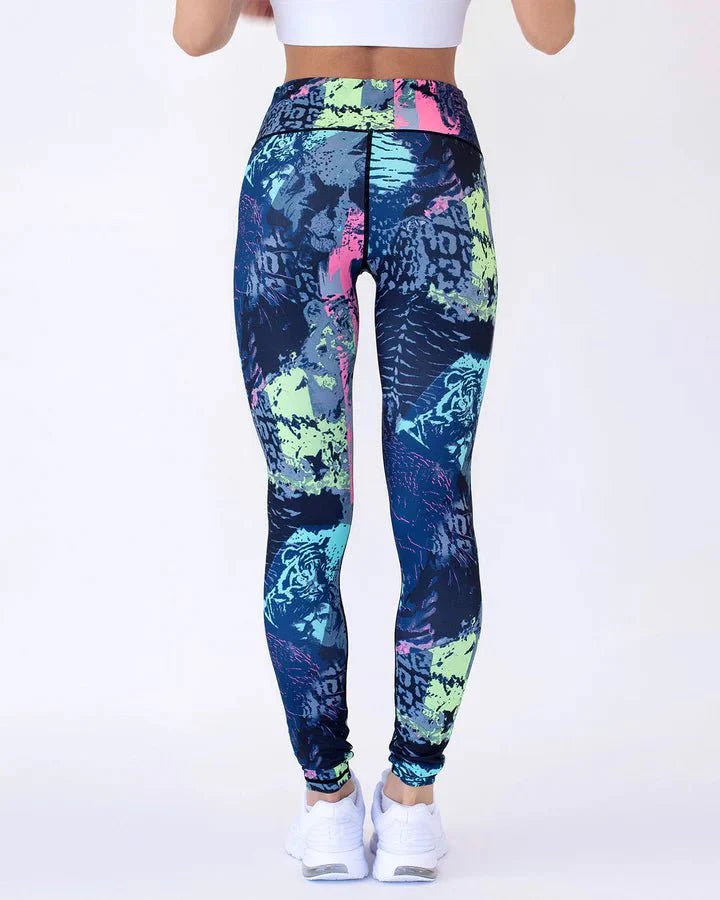 Ocean Abstract Leggings - Ironfit