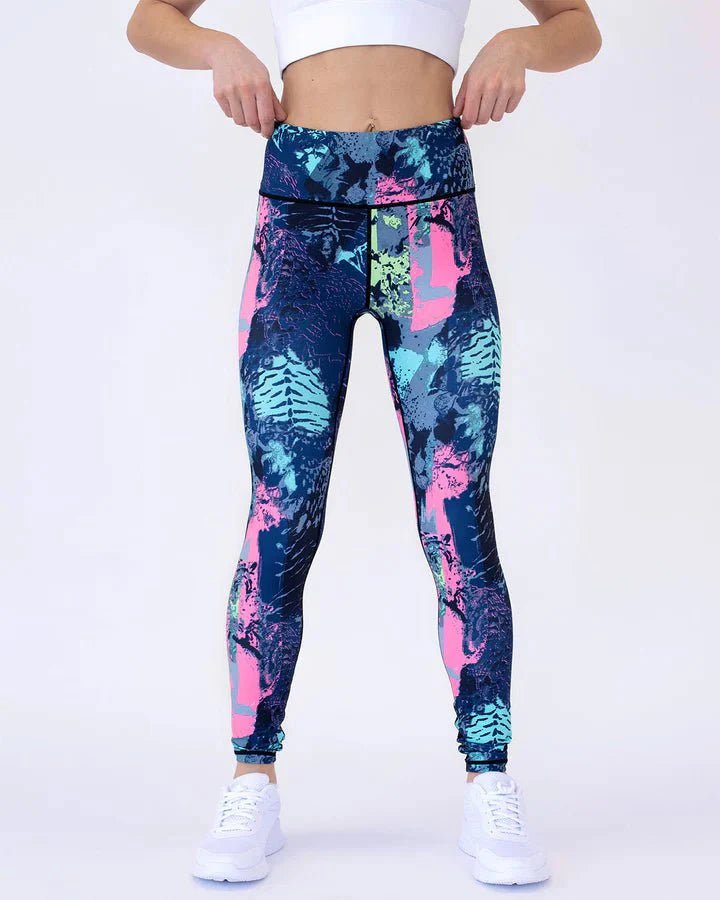 Ocean Abstract Leggings - Ironfit