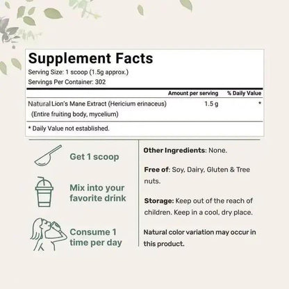 Organic Lions Mane - Ironfit
