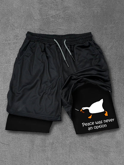 Peace was never an option Performance Shorts - Ironfit