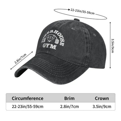Powerhouse Classic Cotton Cap - Verstellbar - Gymfit