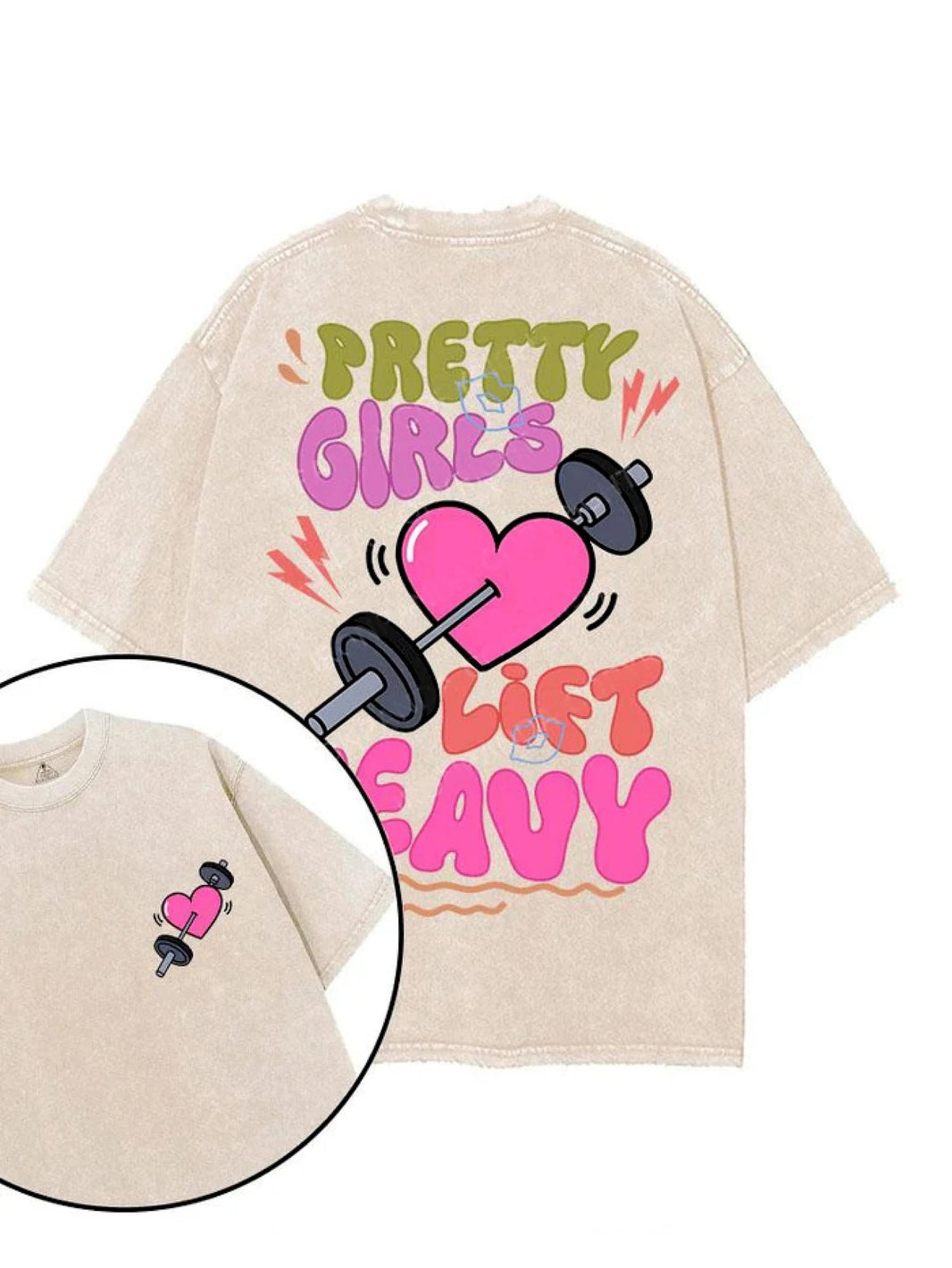 PRETTY GIRLS LIFT HEAVY T - SHIRT - Ironfit