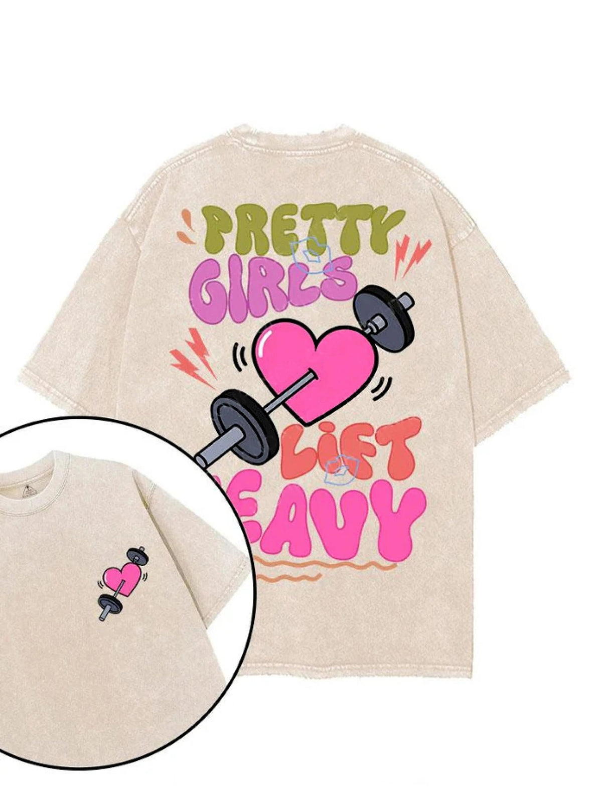 PRETTY GIRLS LIFT HEAVY T - SHIRT - Ironfit