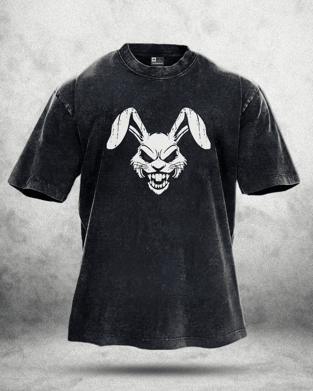 RABBIT RED EYE WASHED T - SHIRT - Ironfit