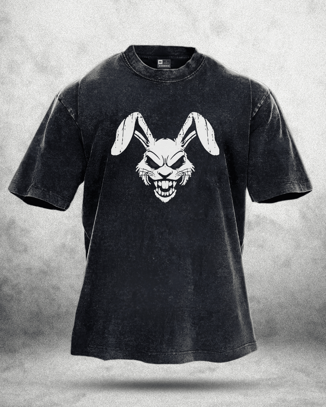RABBIT RED EYE WASHED T - SHIRT - Ironfit