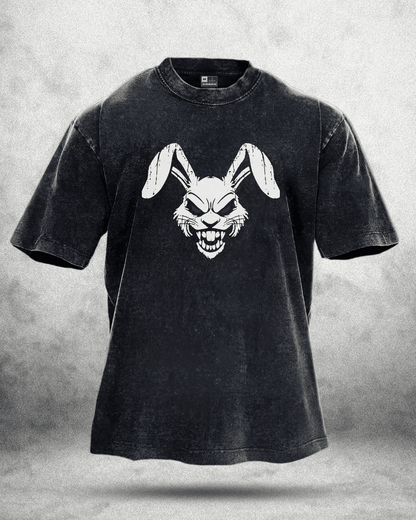RABBIT RED EYE WASHED T - SHIRT - Ironfit
