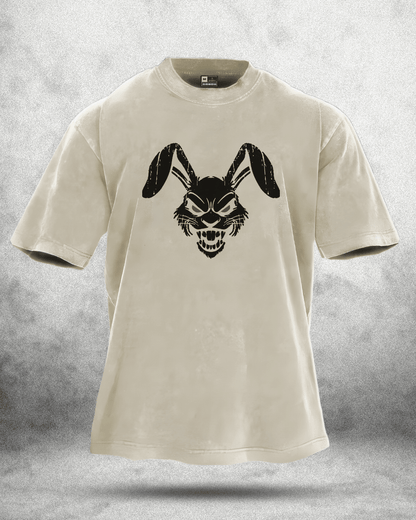 RABBIT RED EYE WASHED T - SHIRT - Ironfit