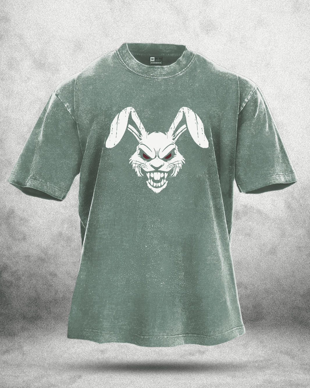 RABBIT RED EYE WASHED T - SHIRT - Ironfit