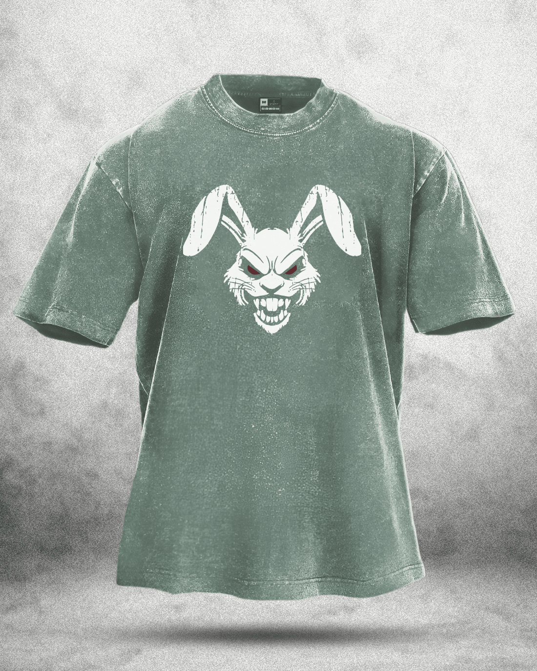 RABBIT RED EYE WASHED T - SHIRT - Ironfit