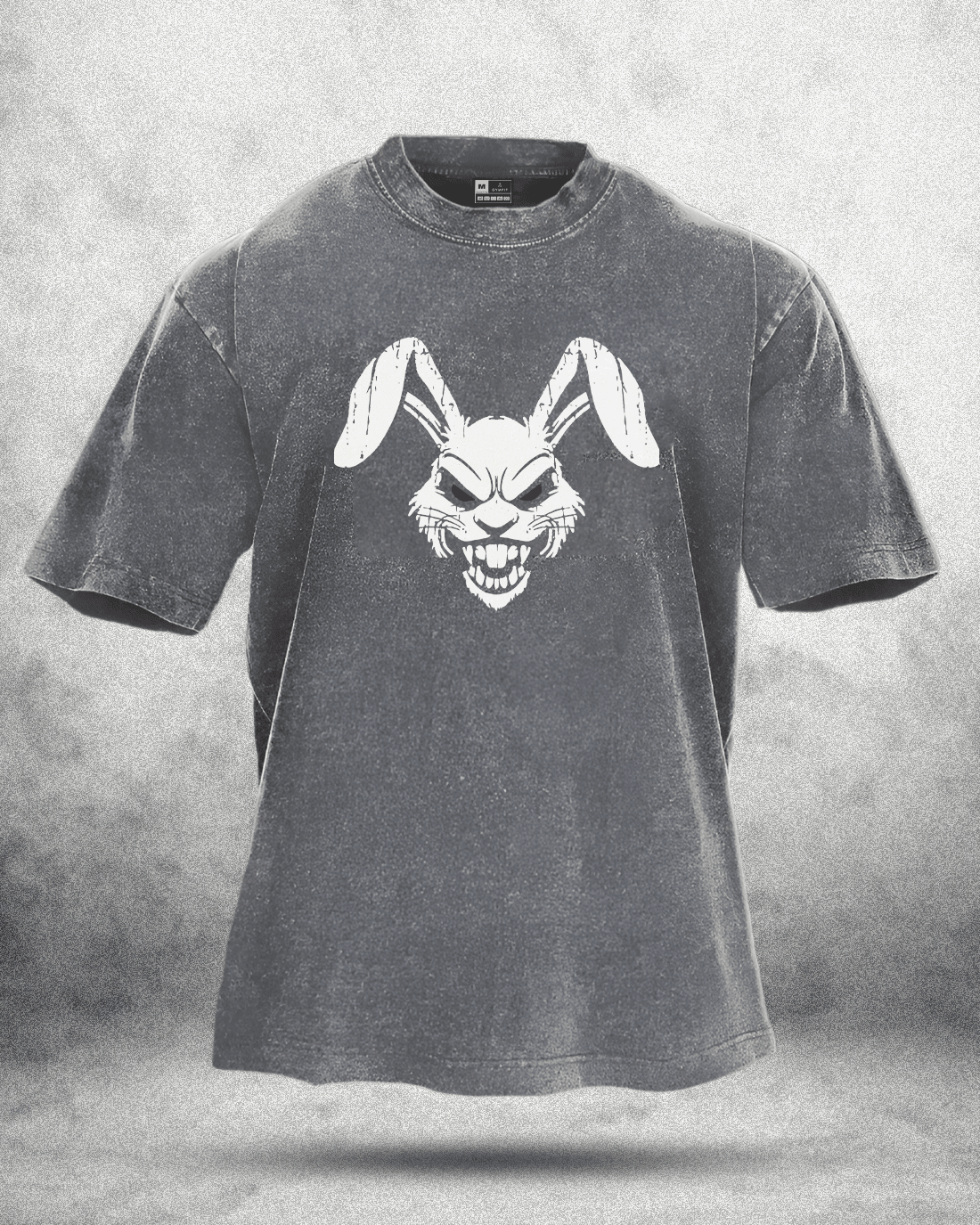 RABBIT RED EYE WASHED T - SHIRT - Ironfit