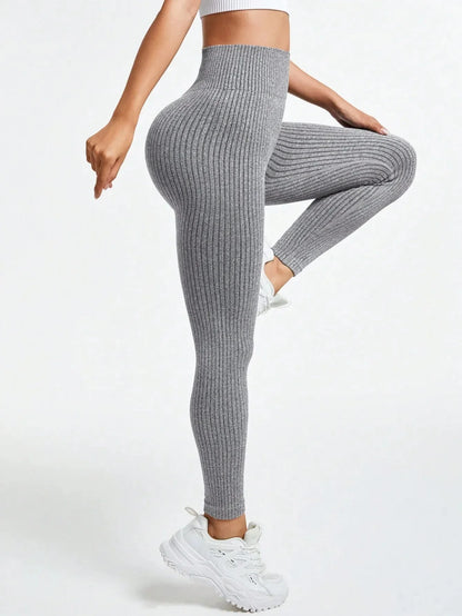 Rippstrick Nahtlose Leggings - Gymfit