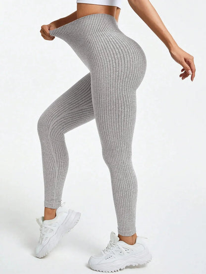 Rippstrick Nahtlose Leggings - Gymfit