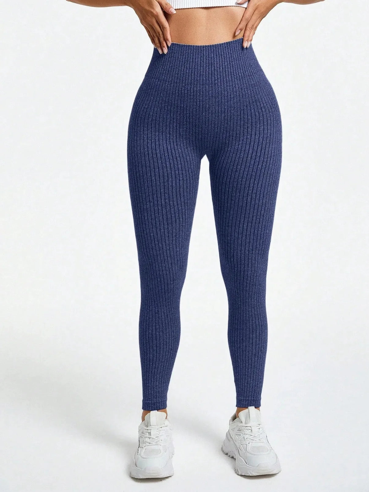 Rippstrick nahtlose Leggings - Gymfit