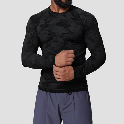 Seamless Camo Quick Dry Long Sleeve Shirt - Ironfit