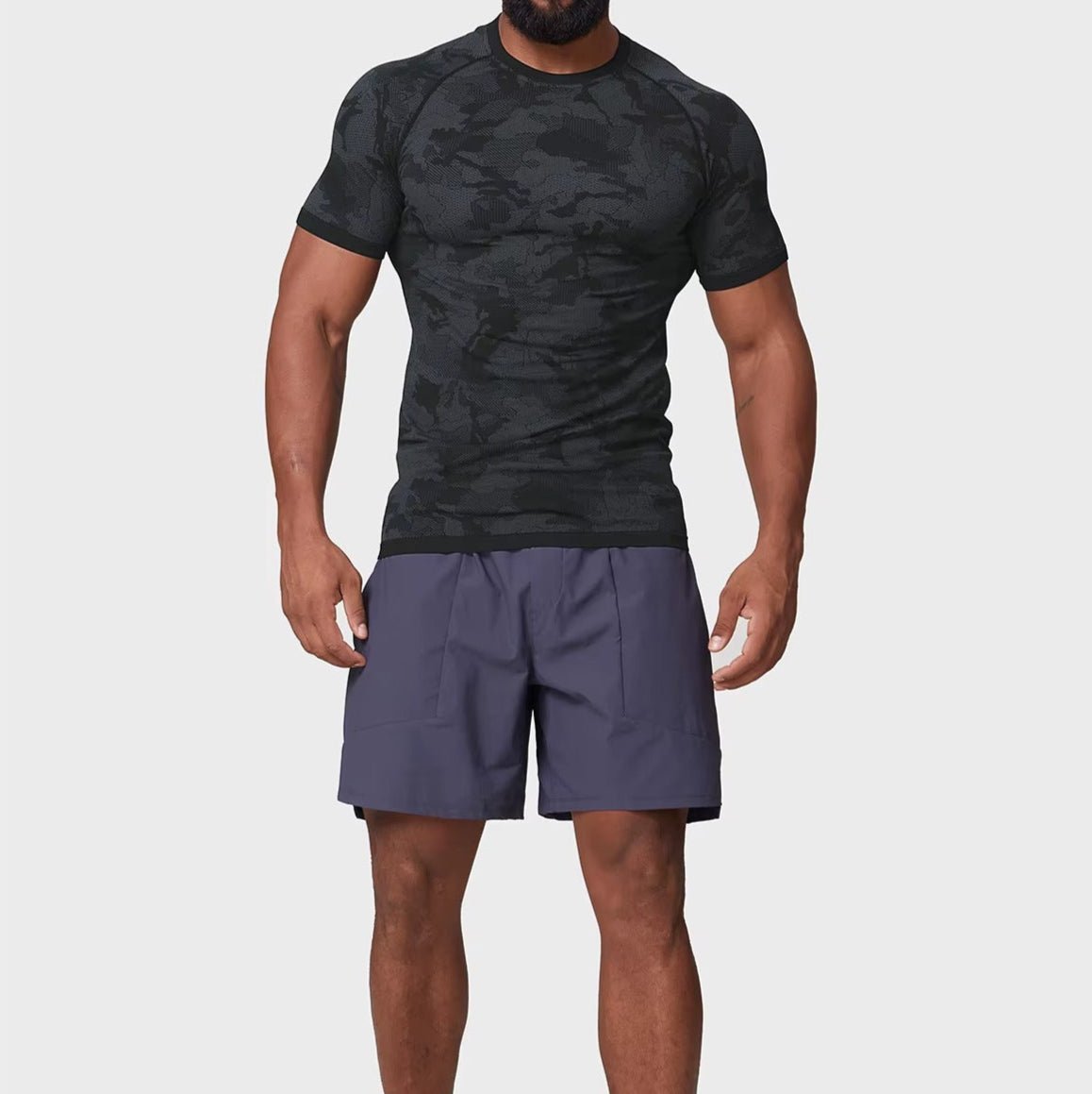 Seamless Camo Quick Dry T-shirt - Ironfit