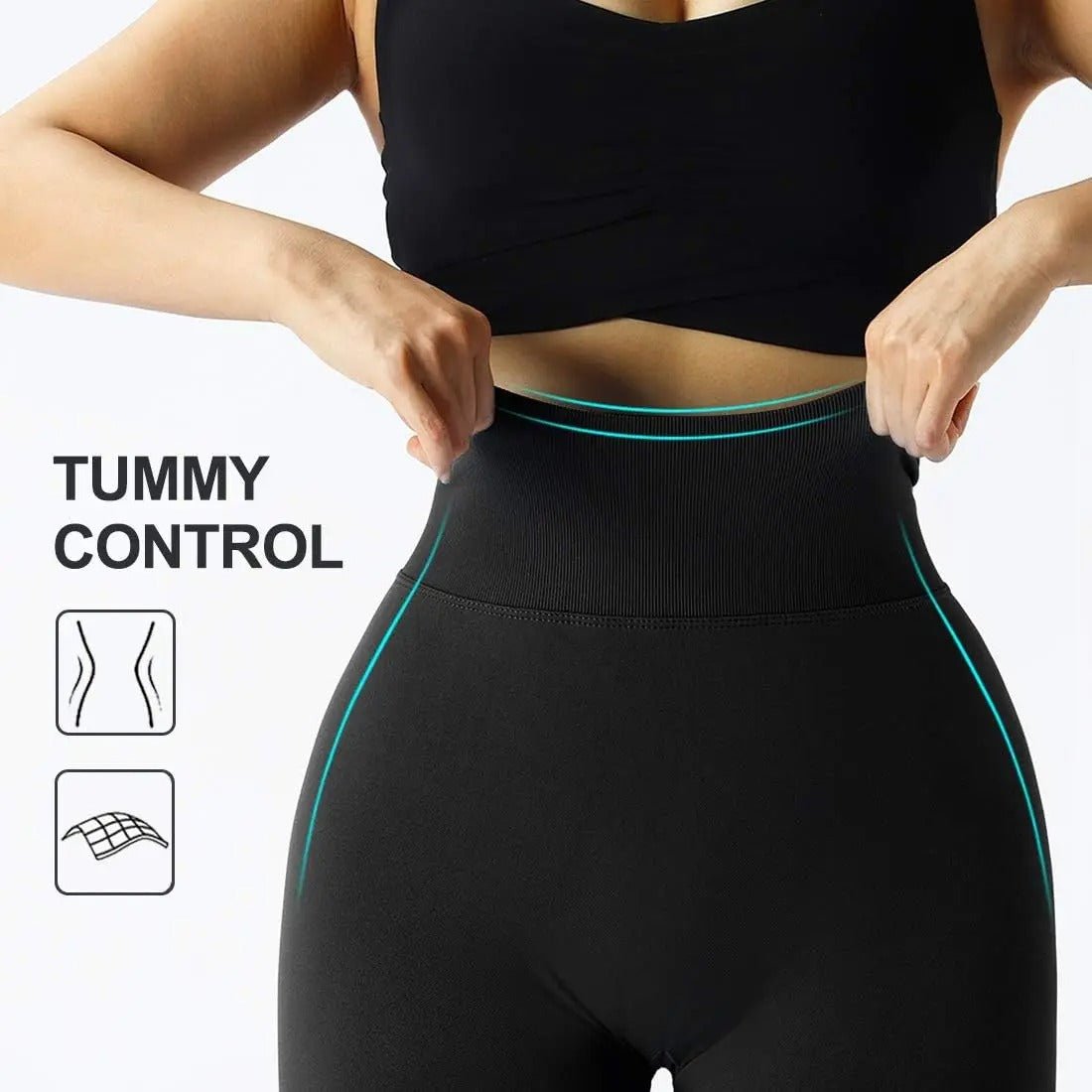 Seamless Leggings – hoher Bund und formende Passform - Ironfit