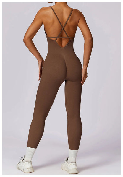 Nahtloses Scrunch-Overall - Gymfit