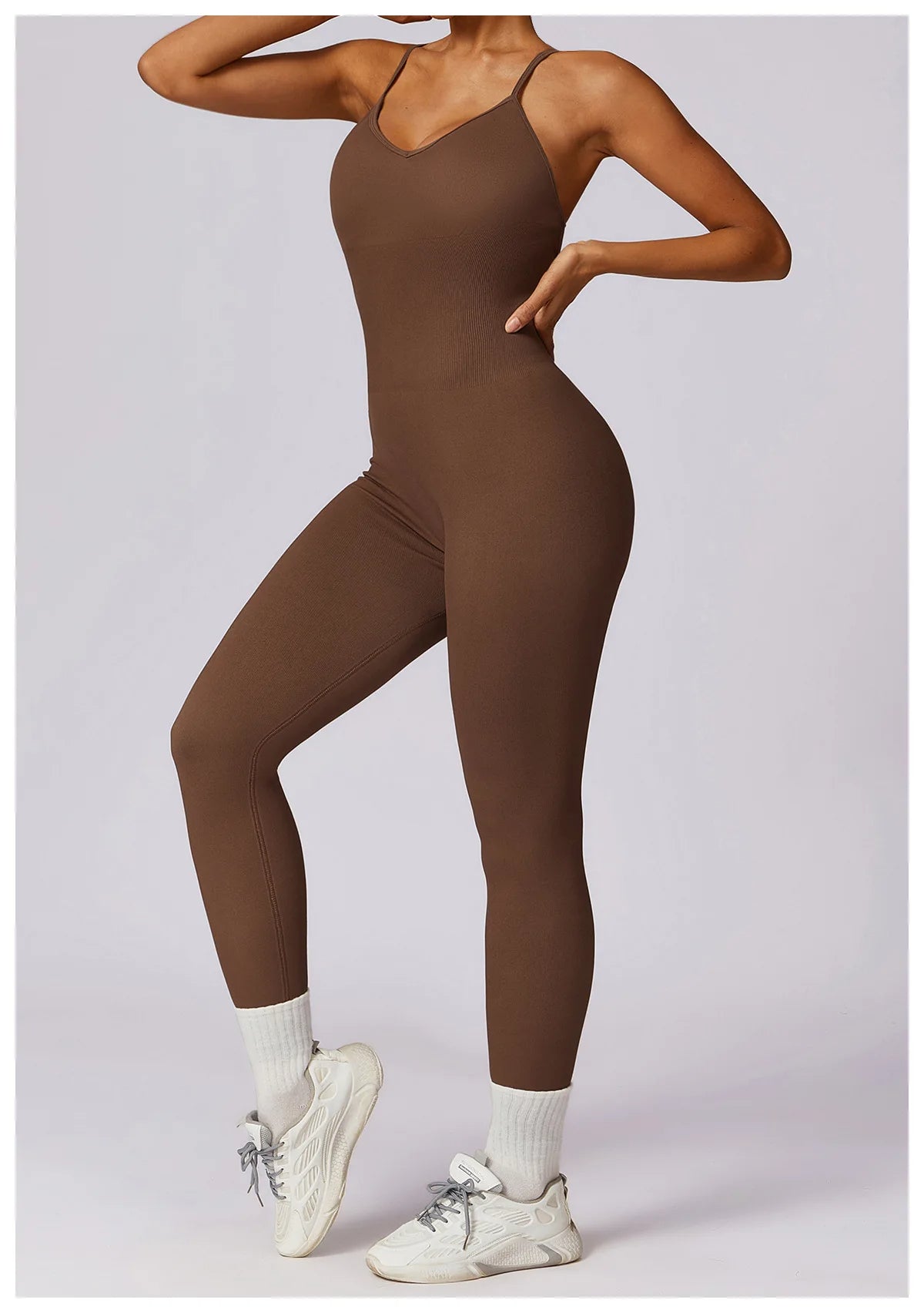 Nahtloses Scrunch-Overall - Gymfit