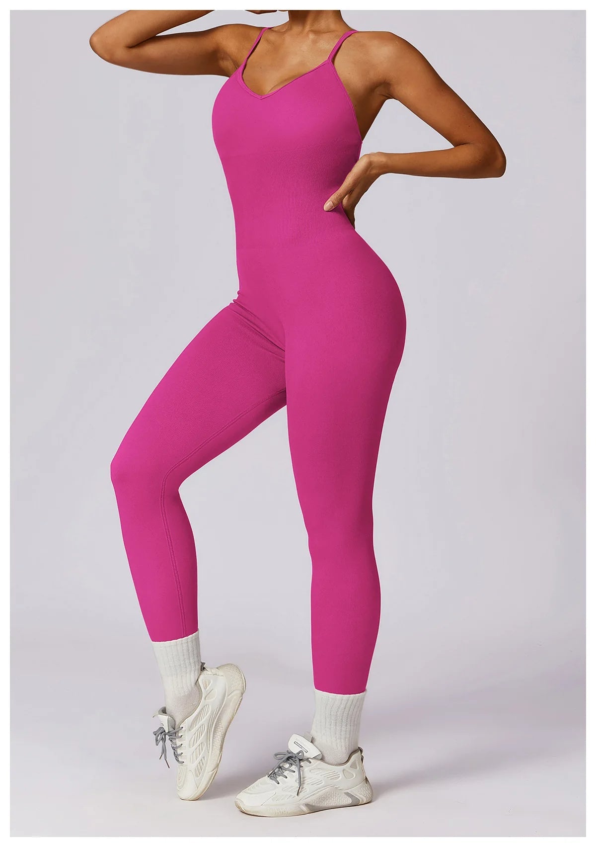 Nahtloses Scrunch-Overall - Gymfit