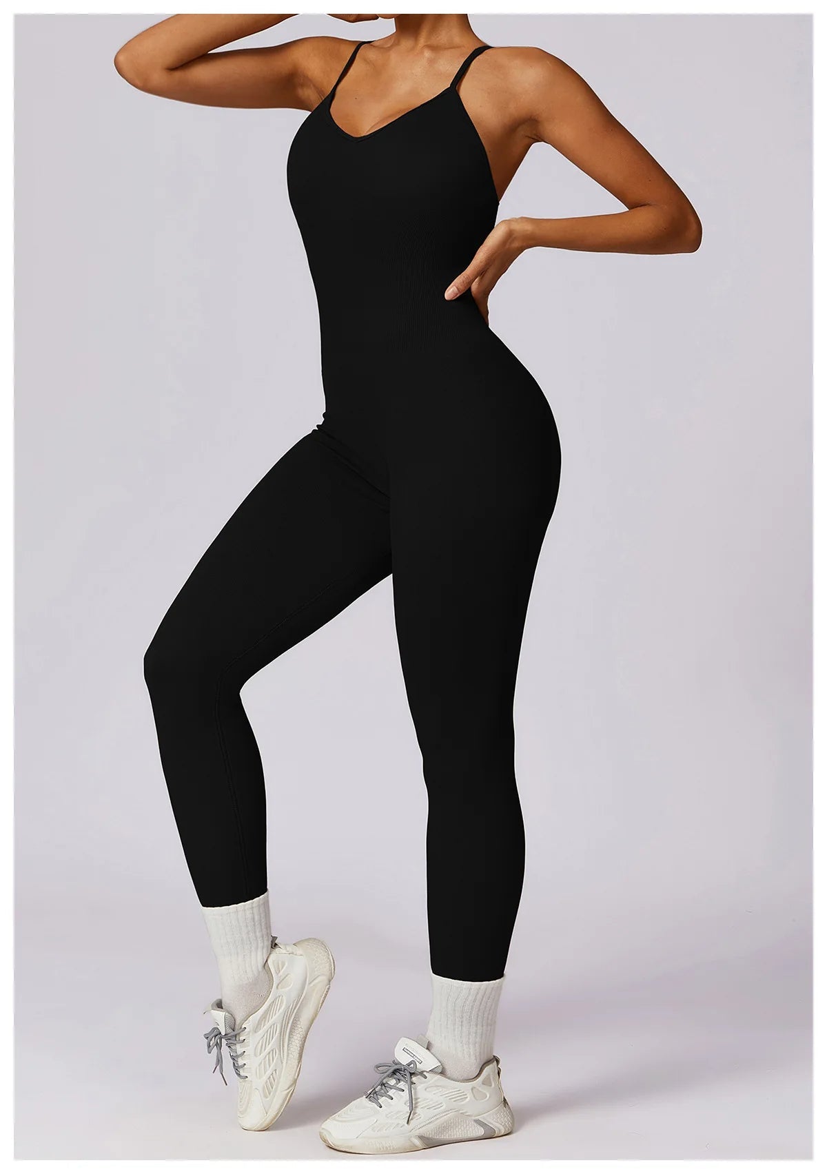 Nahtloses Scrunch-Overall - Gymfit