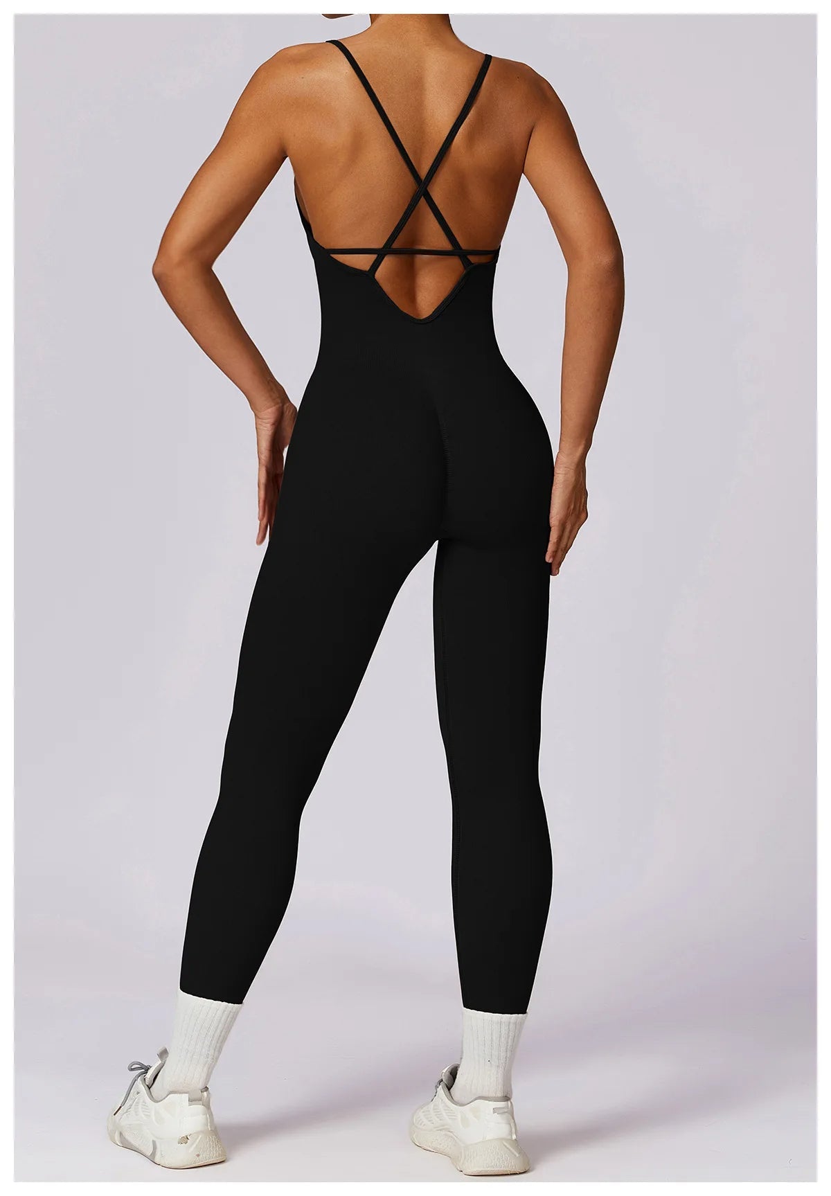 Nahtloses Scrunch-Overall - Gymfit