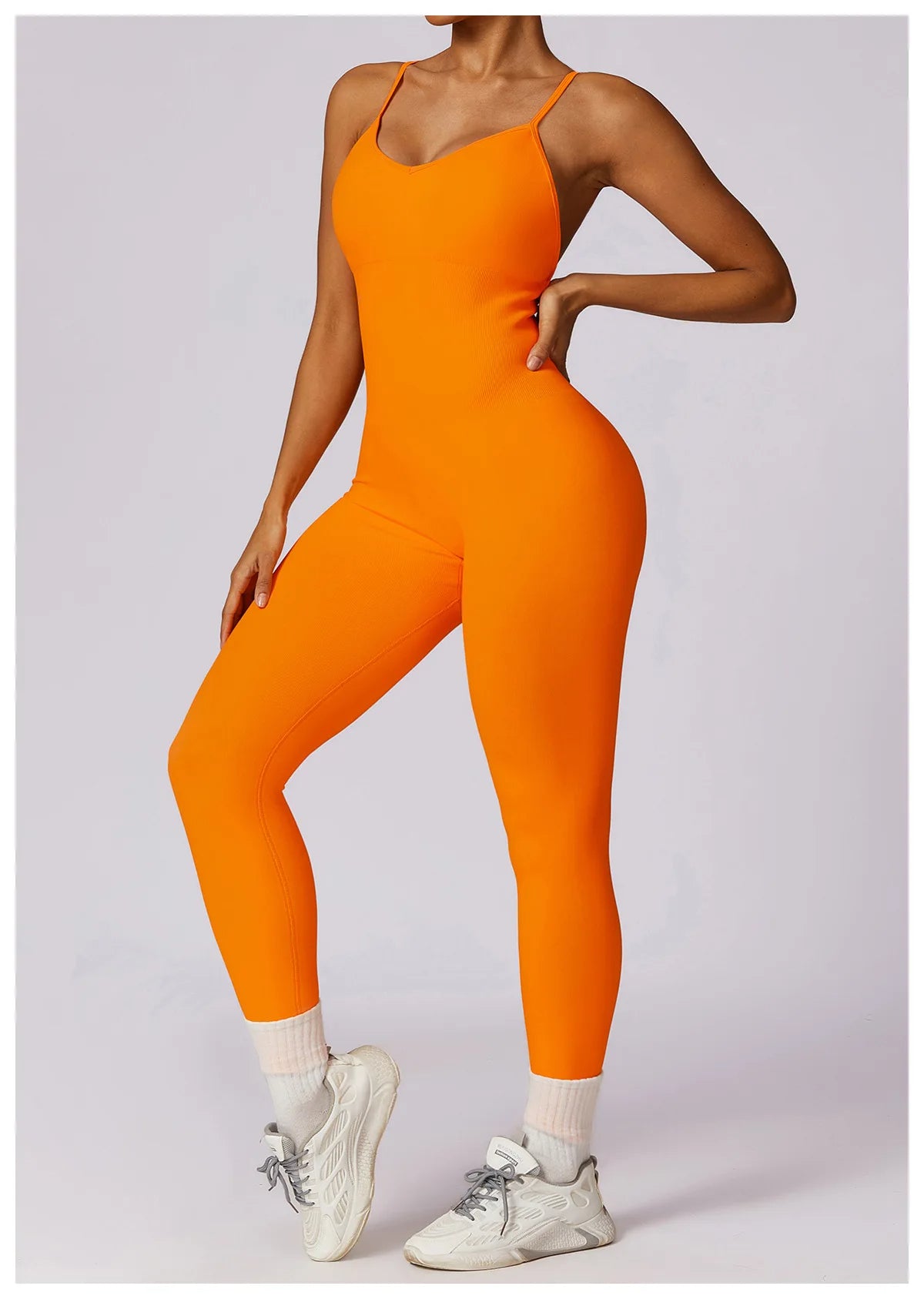 Nahtloses Scrunch-Overall - Gymfit