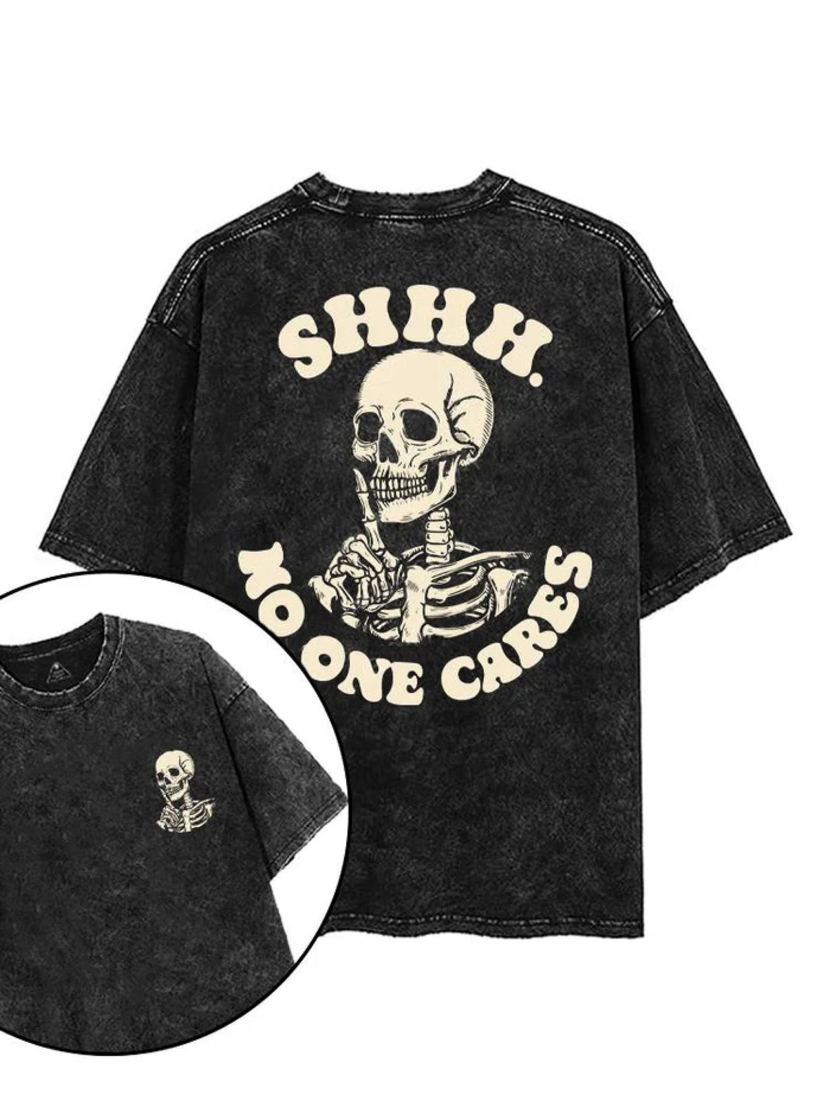 SHHH. NO ONE CARES T - SHIRT - Ironfit