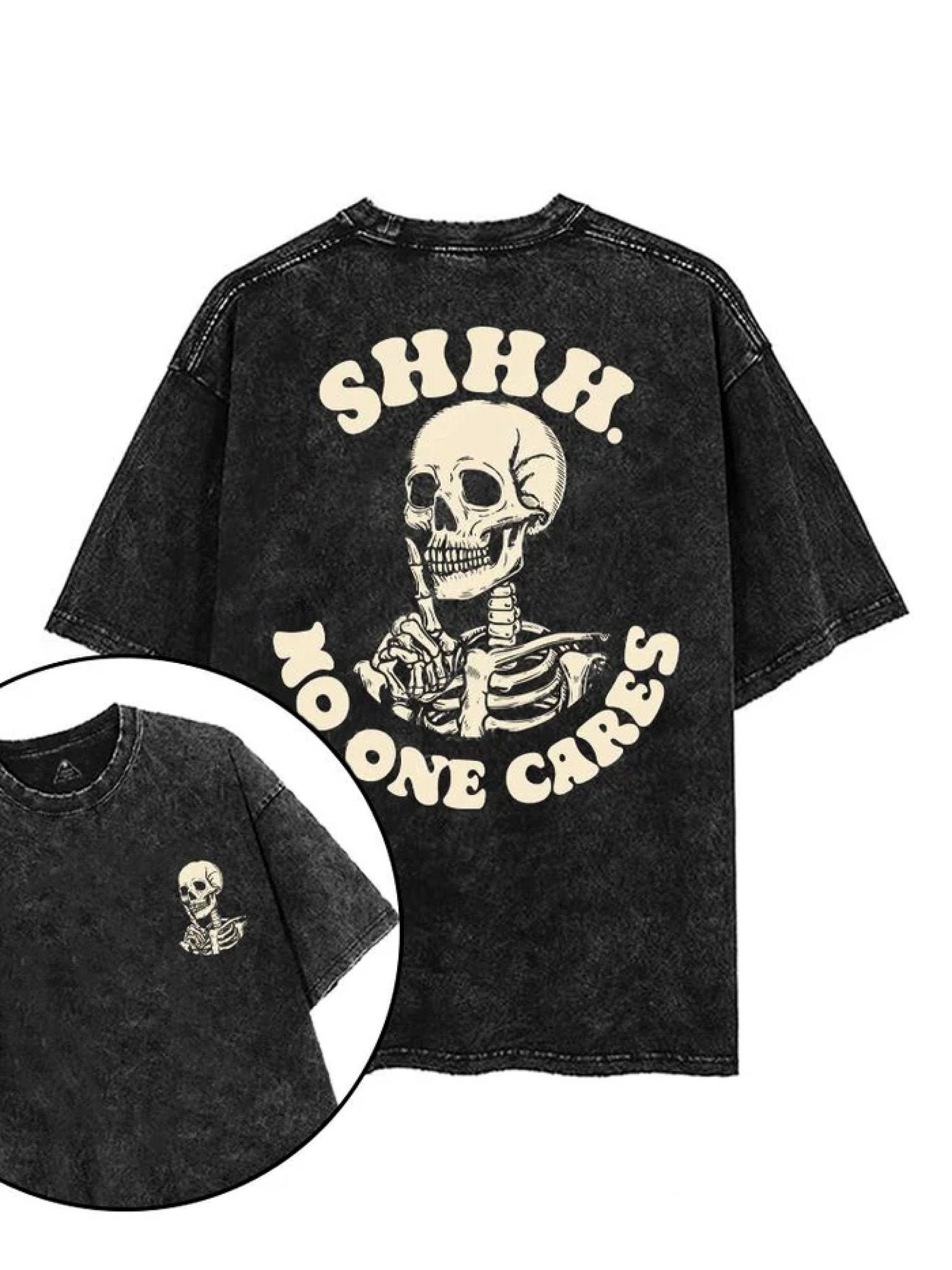 SHHH. NO ONE CARES T - SHIRT - Ironfit