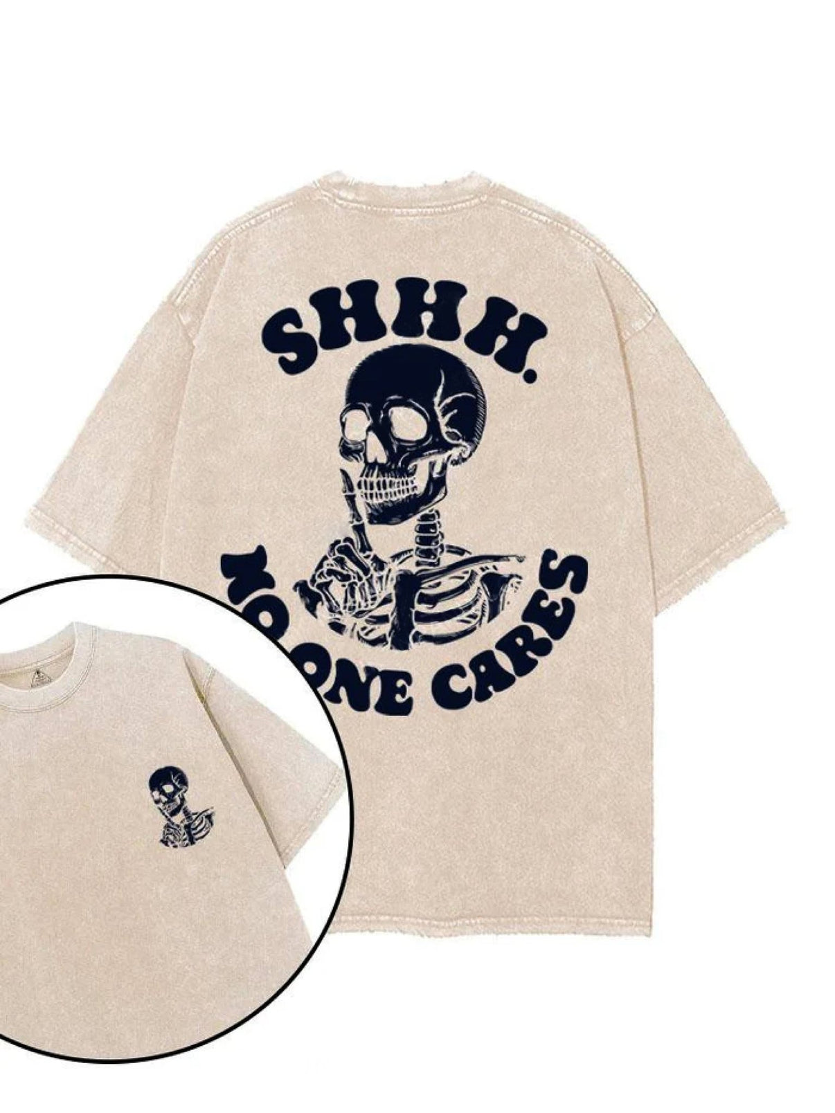 SHHH. NO ONE CARES T - SHIRT - Ironfit